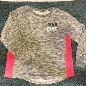 VS PINK Sweatshirt Gray and Pink